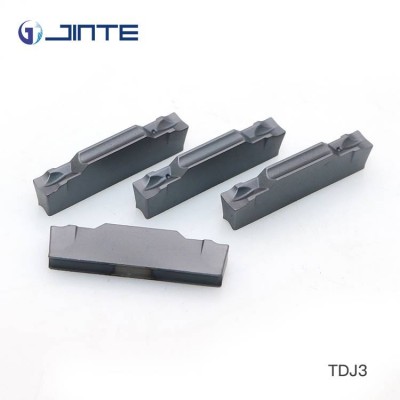 Tdj2 Tdj3 Tdj4 Face Grooving Tool Cnc Carbide Insert For Lathe Cutting Tool