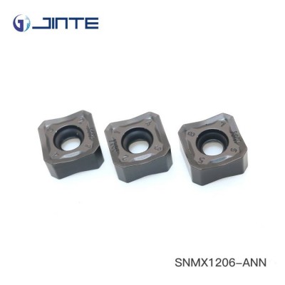 Zhuzhou Jinte Carbide High Feed Rate Milling Machine Insert Snmx1206-ann