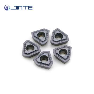 Jinte Indexable TPMX 1704 Tungsten Deep Hole Machining Drilling Carbide Inserts